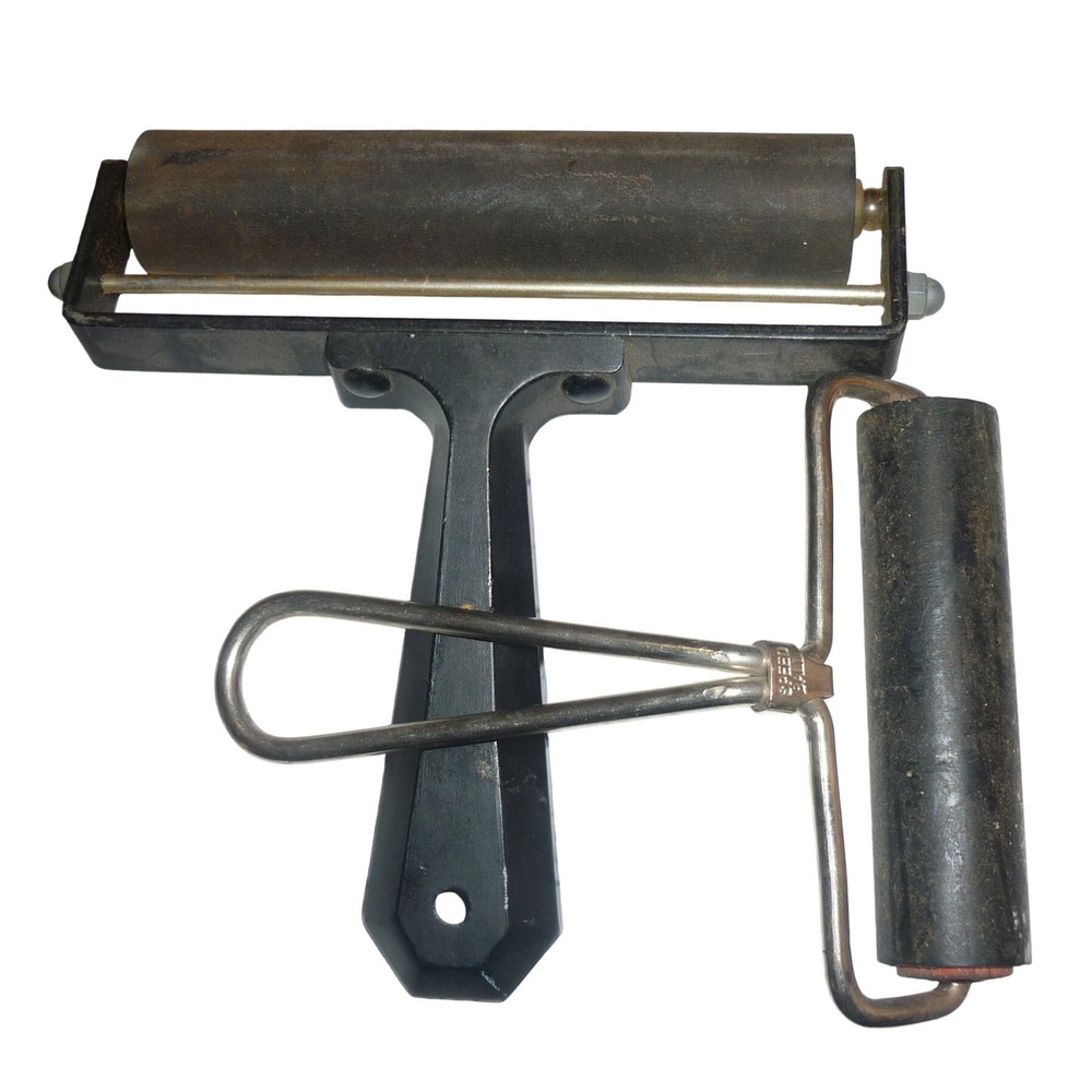 Testrite 6‎ Inch and Speedball 4 Inch Brayer Rubber Ink Roller Set Printmaking